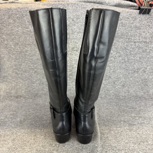 ✅ROSE PETALS by Walking Cradles Chelsea Boots Women's 9.5M Black Leather Riding - Picture 8 of 12